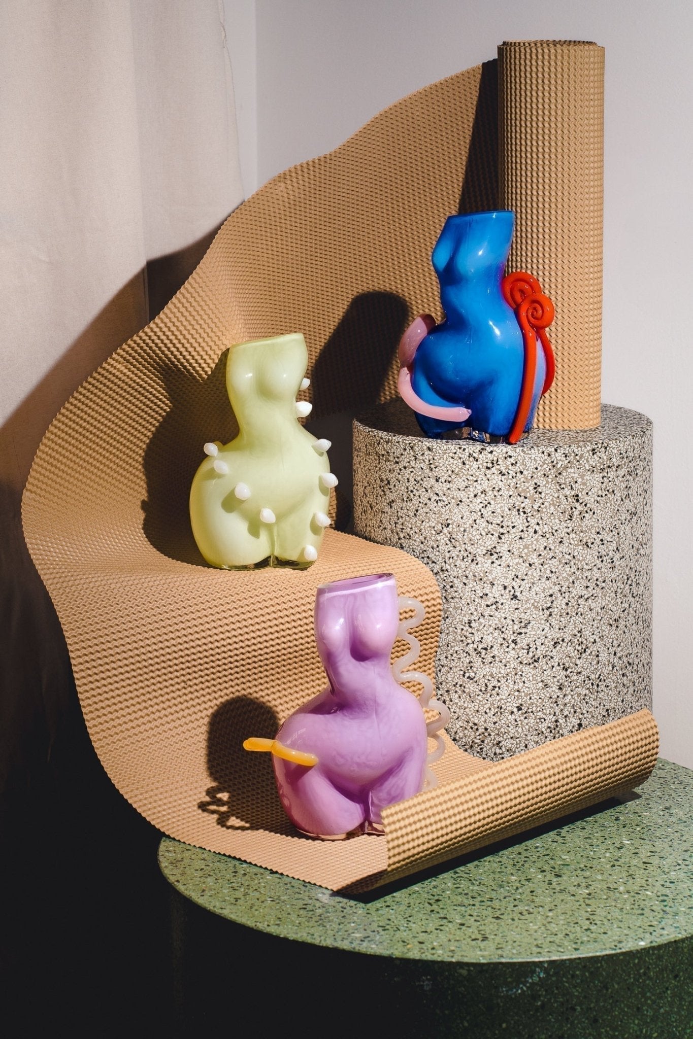 Ursula Futura x Andrea Kollar Glasvasen Design Kunstobjekte – diesellerie.com