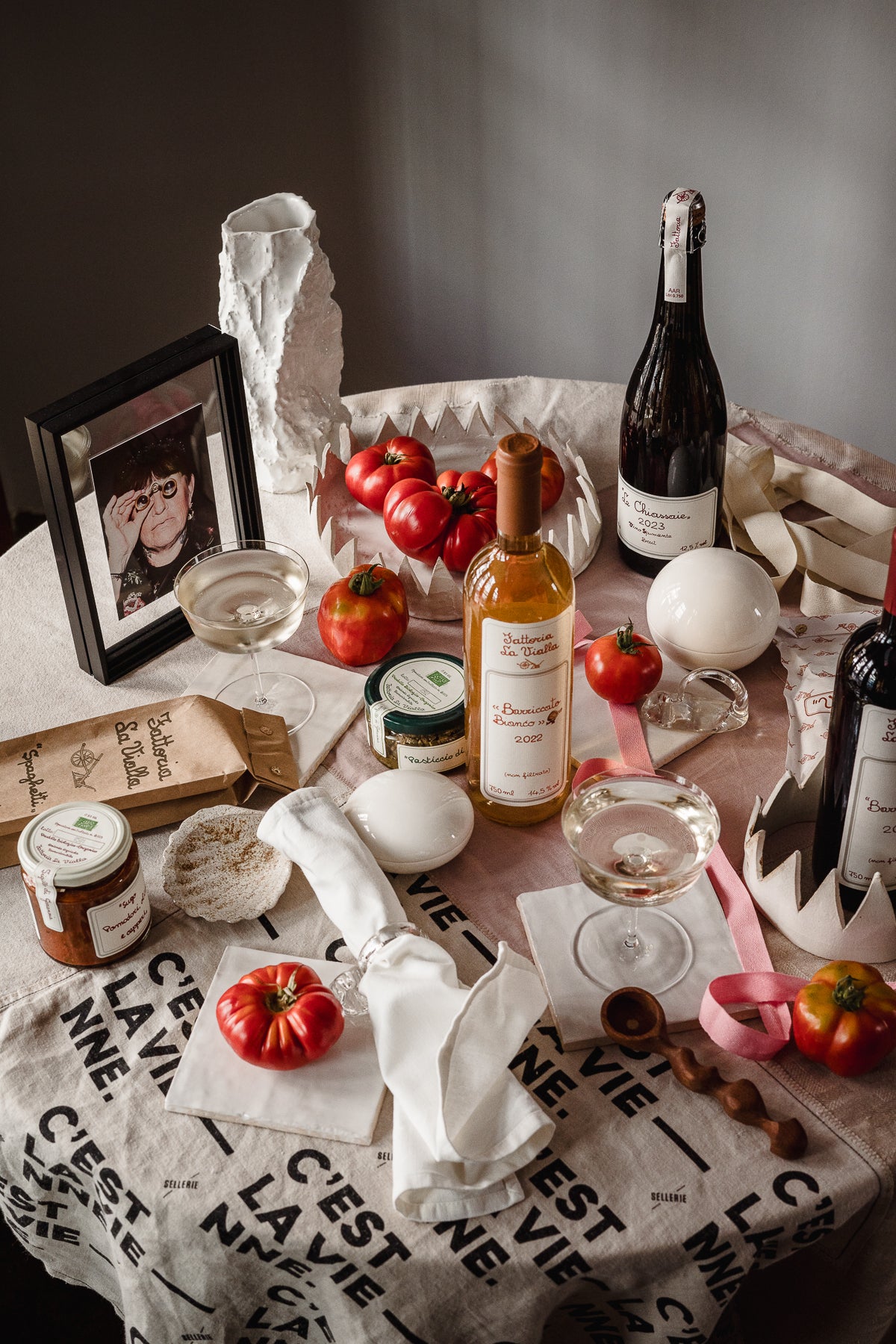 Sellerie Fattoria La Vialla Summer Still Life Table Setting – diesellerie.com