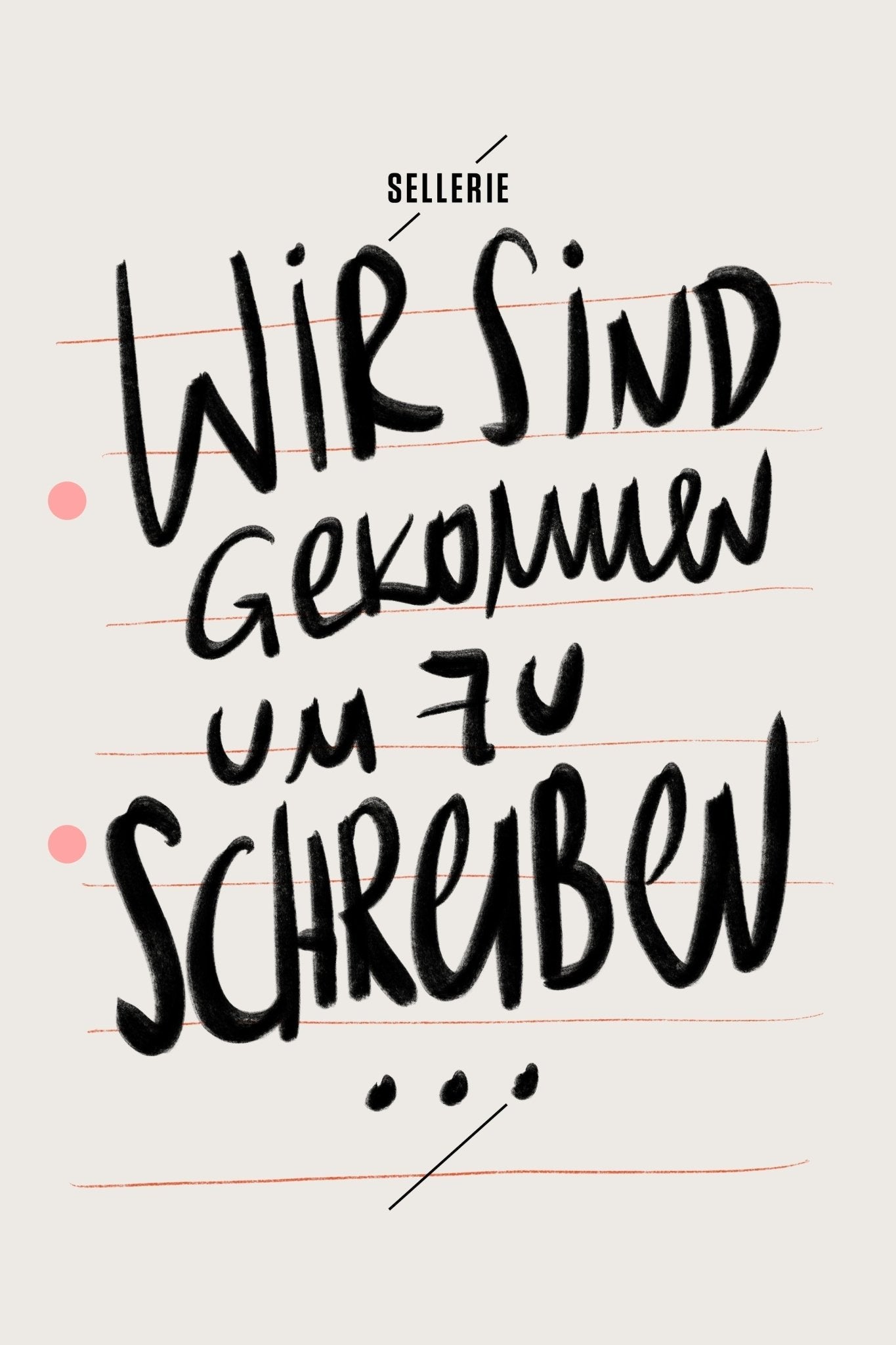 Text Claims Typografie Branding Sellerie Studio – diesellerie.com