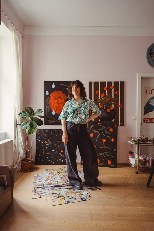 Stielblüten: Gemälde der Wiener Malerin und Illustratorin Johanna Blaha