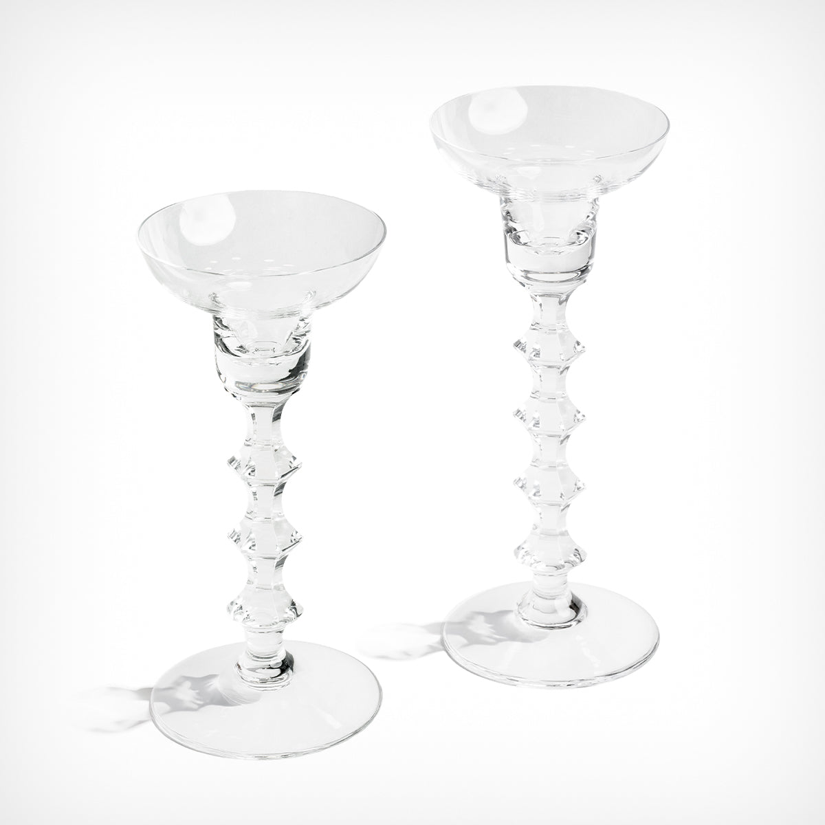 Kerzenständer aus Glas 2er-Set „Abertausend“ – diesellerie.com