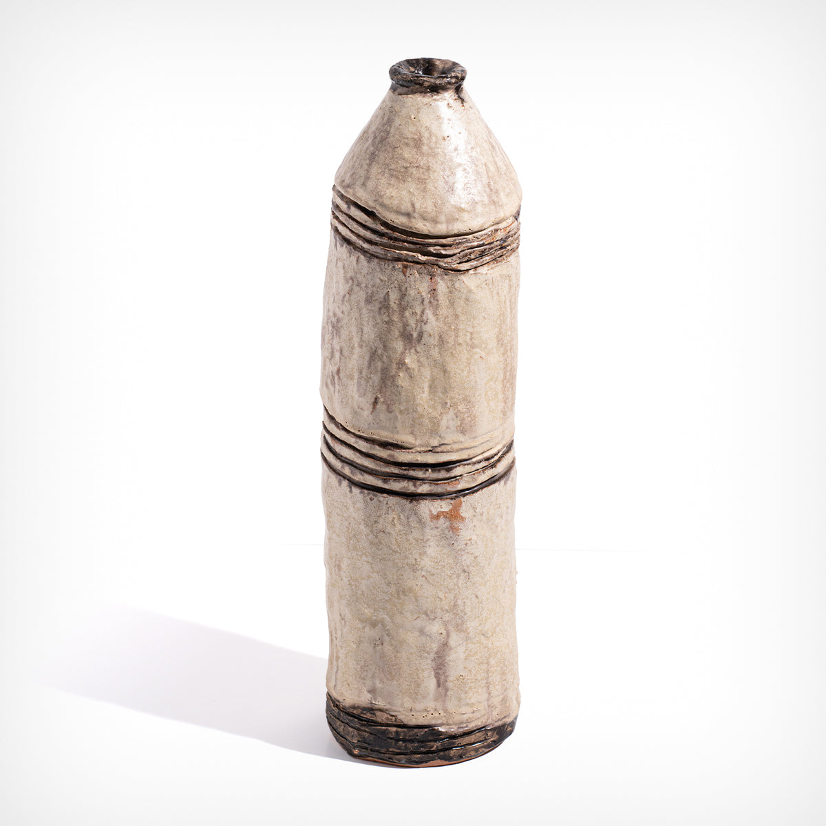 Flaschenförmige Vase in Brauntönen „Abertausend“ – diesellerie.com