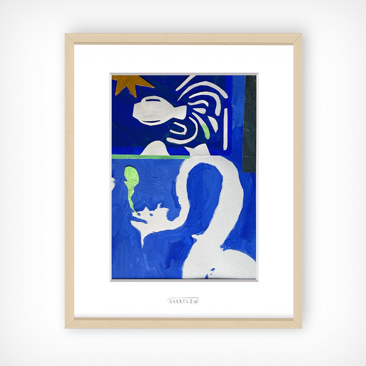 Collage gerahmt „Overflow“ Guido Sarti – diesellerie.com
