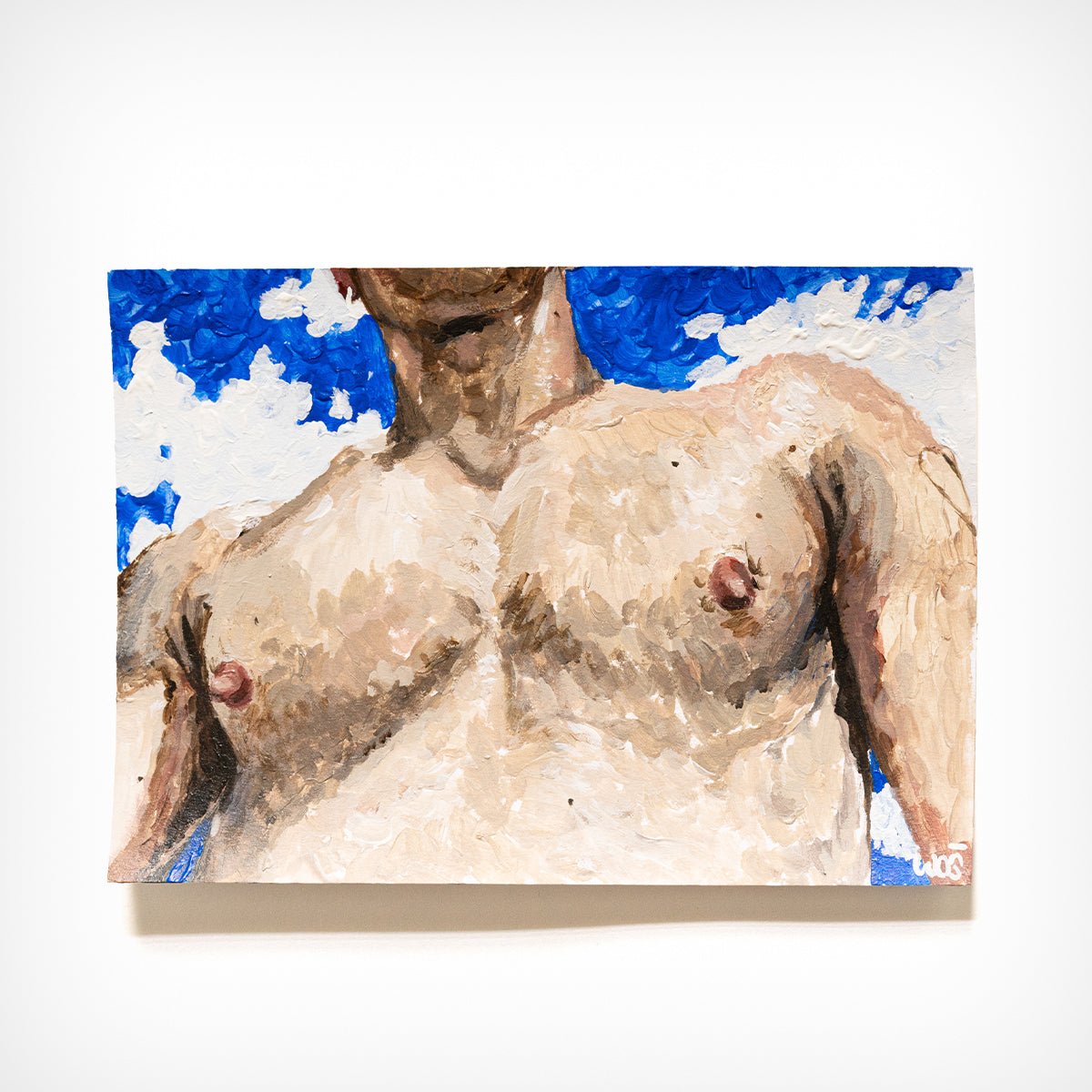 Originalblatt „Look Up“ Wojciech Woś Maler Berlin – diesellerie.com