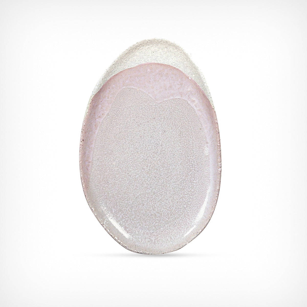 Teller „Wabi Rose“ oval extraklein Jars Ceramistes – diesellerie.com