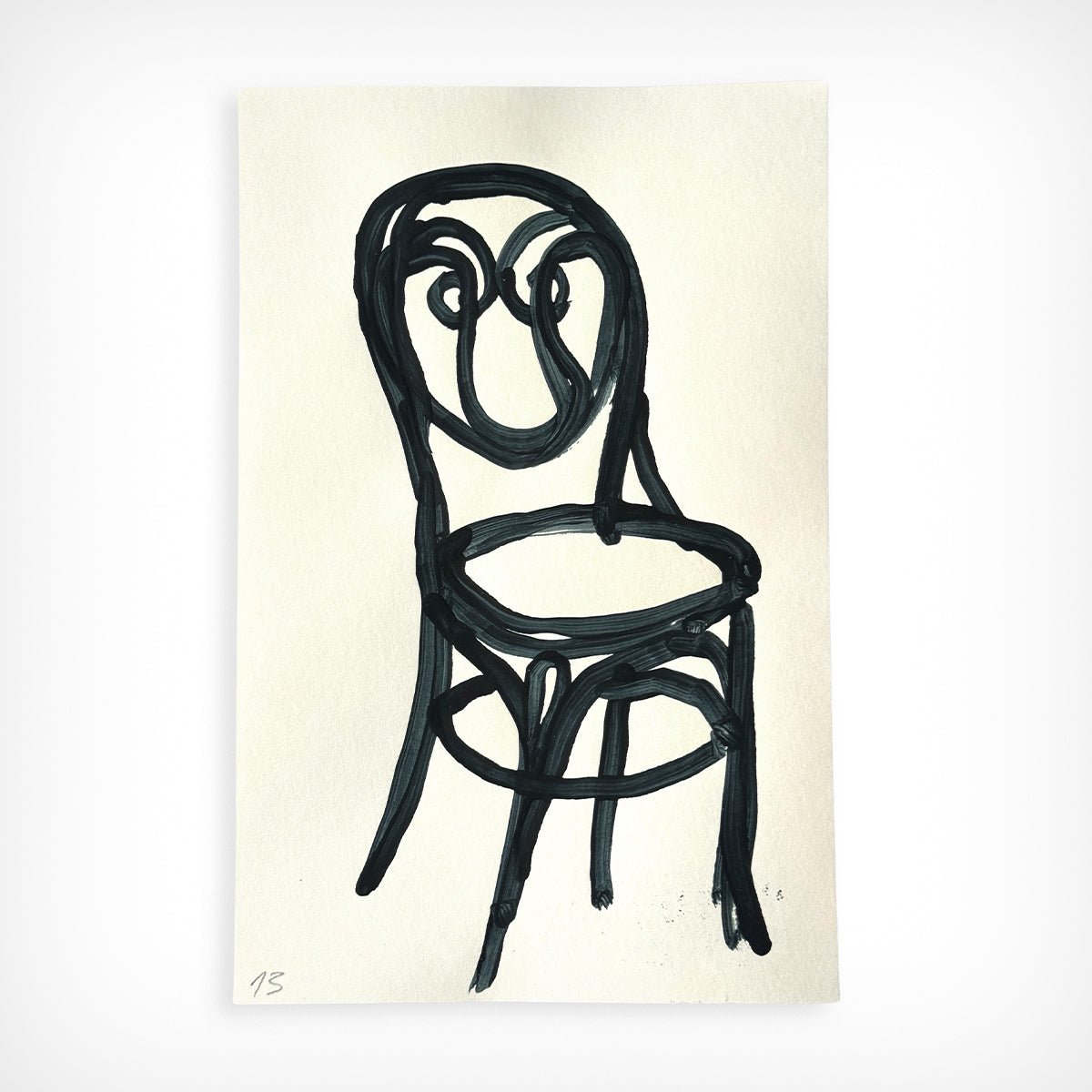 Zeichnung „Chair 13“ Selina Saranova – diesellerie.com