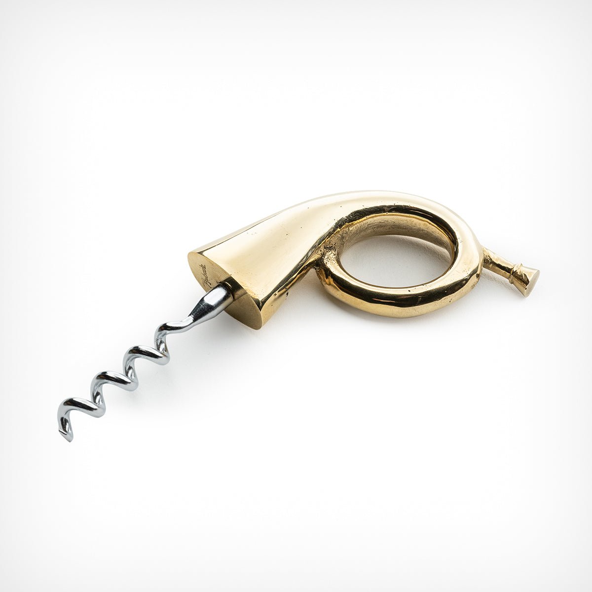 Korkenzieher „Horn“ Messing Carl Auböck – – Sellerie