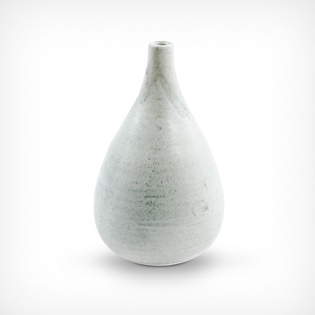 Vase Keramik Wihann blaugrau hoch Steinzeug – diesellerie.com