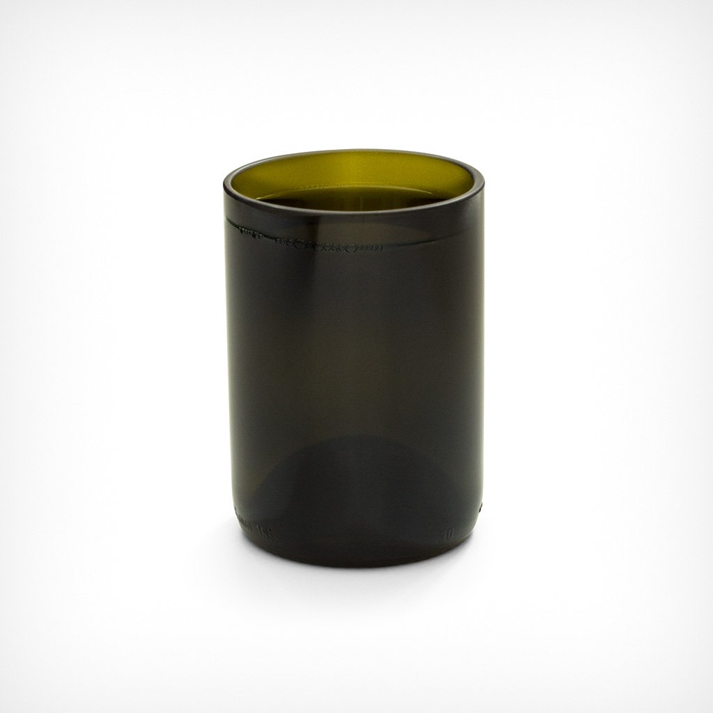 Trinkglas olivgrün „MaBe Manufaktur“ Upcycling – diesellerie.com