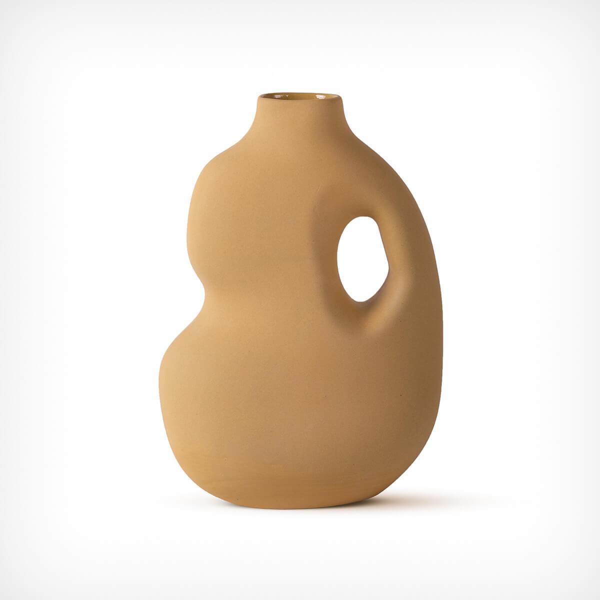 Vase „Aura II“ Mustard „Schneid Studio“ Keramik – diesellerie.com