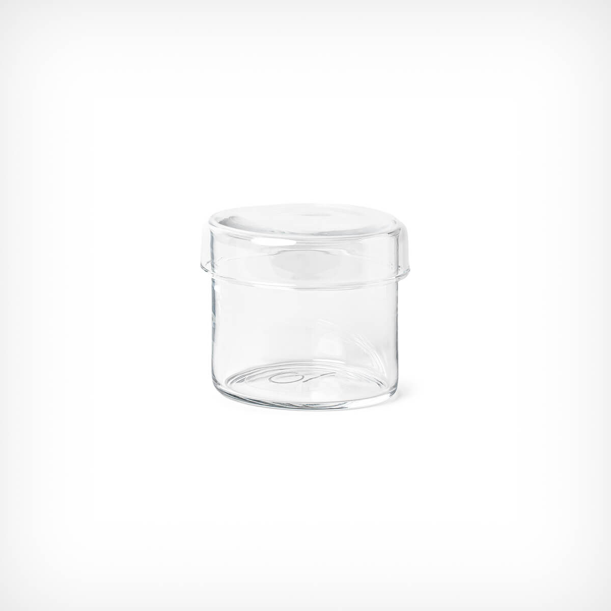 Glasgefäß mit Deckel klein Raumgestalt – diesellerie.com