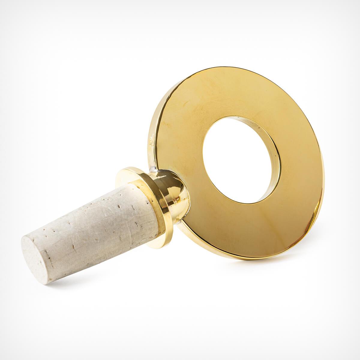 Flaschenkork „Ring“ Messing Carl Auböck – – Sellerie